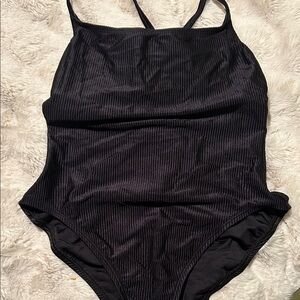 3/$20Catalina Black Ribbed Swimsuit